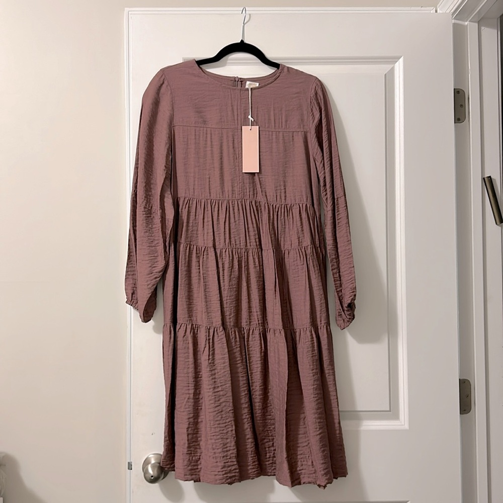 Eliya’s Label Talia dress in Mauve.